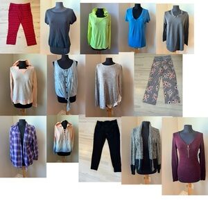 Bundle of women’s size Large clothes